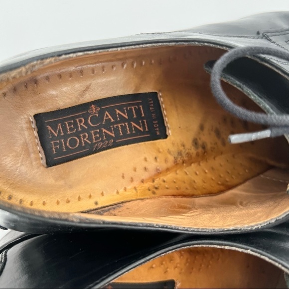 Mercanti Florentini black leather shoes size 9.5 - Picture 9 of 13